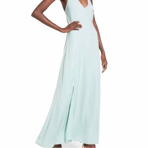 NTW STOREE Light Aqua Long Maxi Dress Size Medium